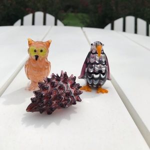 Fitz & Floyd Hedgehog, Penguin & Owl 🦔 🐧 🦉